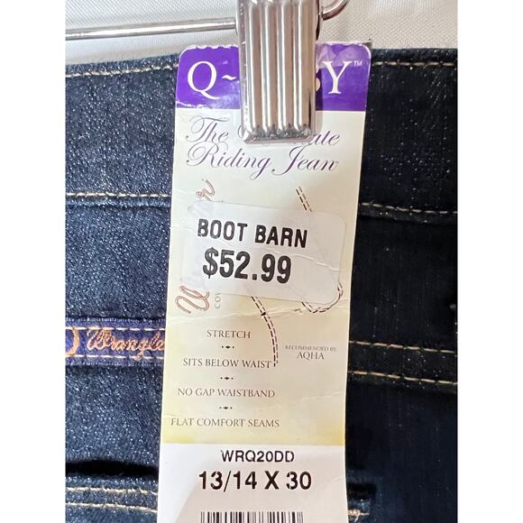 Wrangler Q-Baby NEW jeans size 14 mid-rise stretch boot cut western riding - Picture 7 of 13